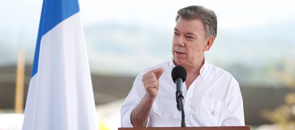 Juan Manuel Santos, presidente de Colombia - Sputnik Mundo