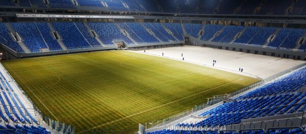 Un estadio de fútbol en San Petersburgo - Sputnik Mundo