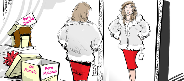 Una 'prueba contundente' para la CIA: Melania Trump vestirá abrigo ruso Una 'prueba contundente' para la CIA: Melania Trump vestirá abrigo ruso - Sputnik Mundo