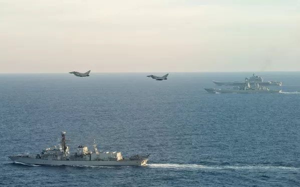 Buques y aviones de la OTAN escoltan a la agrupación de portaviones rusos en su vuelta desde Siria Buques y aviones de la OTAN escoltan a la agrupación de portaviones rusos en su vuelta desde Siria - Sputnik Mundo