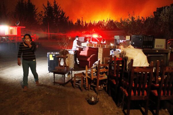 Incendios forestales en Chile - Sputnik Mundo