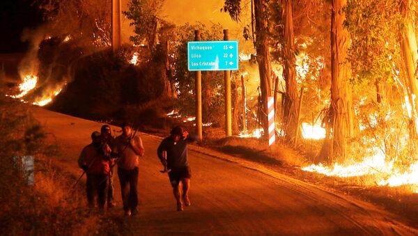 Incendios forestales en Chile - Sputnik Mundo