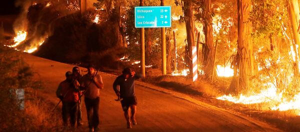 Incendios forestales en Chile - Sputnik Mundo