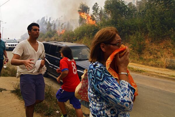 Incendios forestales en Chile - Sputnik Mundo