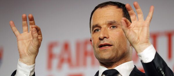 Benoît Hamon, candidato en las primarias socialistas en Francia - Sputnik Mundo