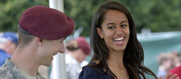 Malia Obama (archivo) - Sputnik Mundo