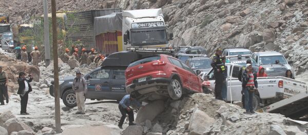 Consecuencias de un 'huaico' en Arequipa, Perú Consecuencias de un 'huaico' en Arequipa, Perú - Sputnik Mundo