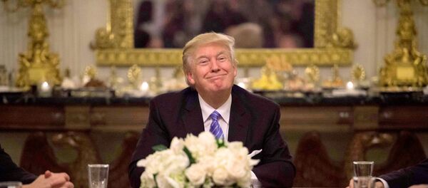 US President Donald Trump during a reception with Congressional leaders on January 23, 2017 at the White House in Washington, DC. - Sputnik Mundo