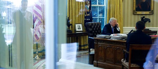 Donald Trump, presidente de EEUU - Sputnik Mundo