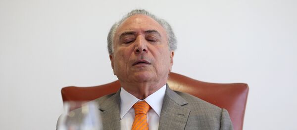 Michel Temer, presidente de Brasil - Sputnik Mundo