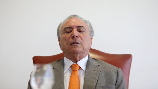 Michel Temer, presidente de Brasil - Sputnik Mundo