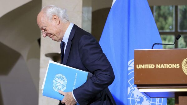 Staffan De Mistura, enviado especial de la ONU para Siria - Sputnik Mundo