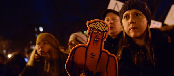 Protestas contra el decreto migratorio de Trump - Sputnik Mundo