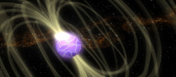 Un objeto con su campo magnético - Sputnik Mundo