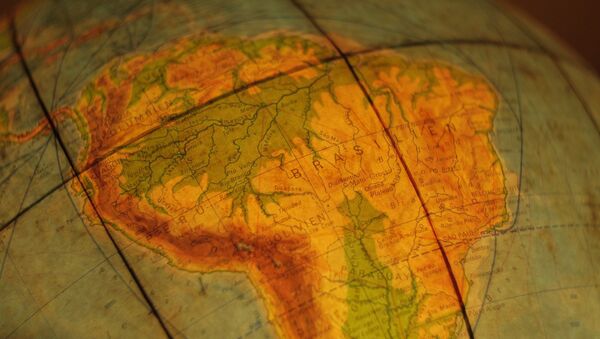 El mapa de América del Sur - Sputnik Mundo