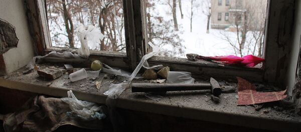 Ситуация после обстрелов в Донецке - Sputnik Mundo