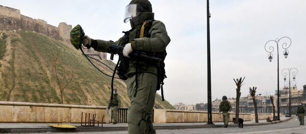 Zapadores rusos desminan Alepo - Sputnik Mundo