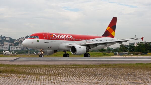 Avión de la empresa colombiana Avianca - Sputnik Mundo