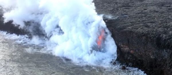 Volcán hawaiano 'invade' el Pacífico Volcán hawaiano 'invade' el Pacífico - Sputnik Mundo