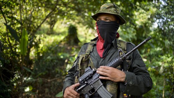 Un guerrillero de ELN (archivo) - Sputnik Mundo