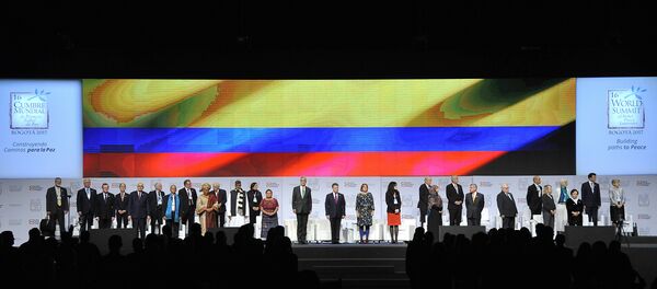 La XVI Cumbre Mundial de Premios Nobel de Paz en Bogotá - Sputnik Mundo