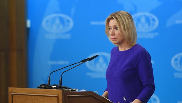 María Zajárova, portavoz del Ministerio de Exteriores de Rusia - Sputnik Mundo