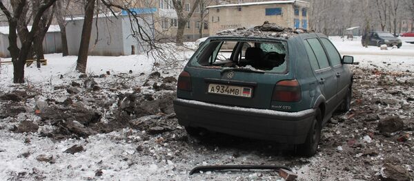 Donetsk tras bombardeos - Sputnik Mundo