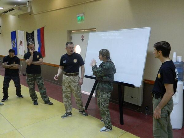 Dimitri y Natalia Chumakov, maestros de Systema en su visita a la Argentina - Sputnik Mundo