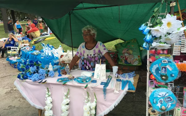 Puesto de ofrendas a Yemayá en Montevideo Puesto de ofrendas a Yemayá en Montevideo - Sputnik Mundo