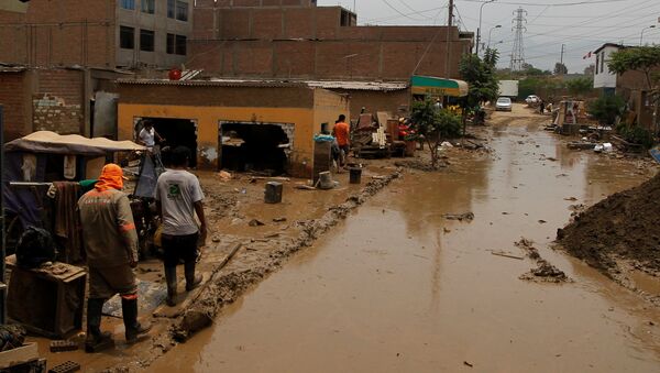 Inundación en Perú - Sputnik Mundo