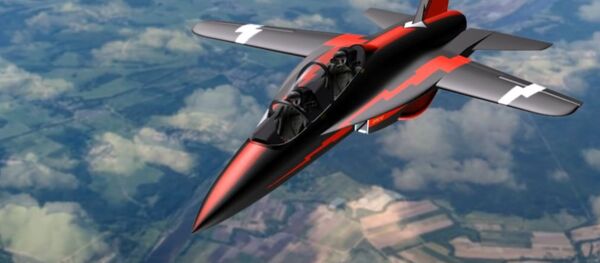 Russia to Test Unique SR-10 Forward-Swept Wing Jet Trainer Within Three Years - Sputnik Mundo