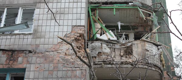 Consecuencias de bombardéos de Donetsk - Sputnik Mundo