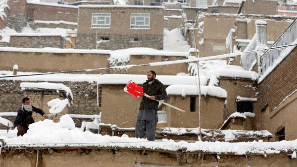 Nevadas en Afganistán Nevadas en Afganistán - Sputnik Mundo
