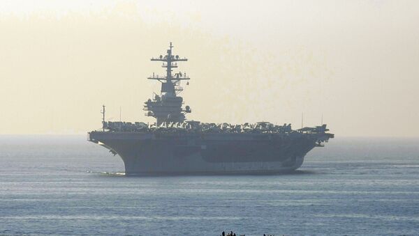 El portaviones estadounidense George Bush - Sputnik Mundo
