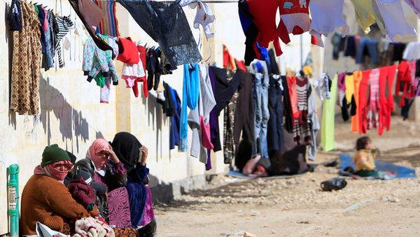Jibreen, el mayor campamento de refugiados en Alepo Jibreen, el mayor campamento de refugiados en Alepo - Sputnik Mundo