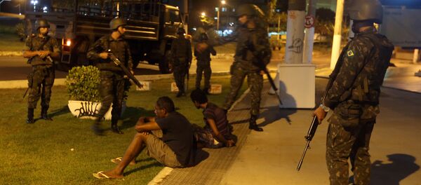 La situación en la ciudad brasileña de Vitória - Sputnik Mundo