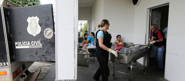 La situación en la ciudad brasileña de Vitória - Sputnik Mundo