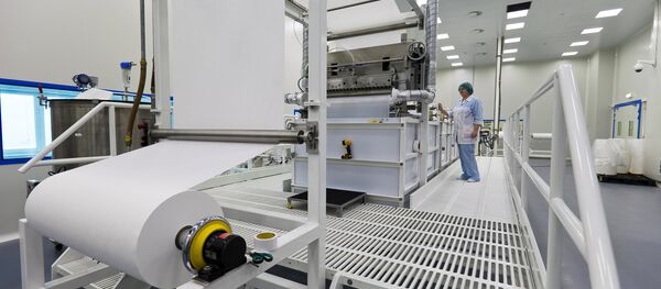 Produccion de tela de membrana - Sputnik Mundo