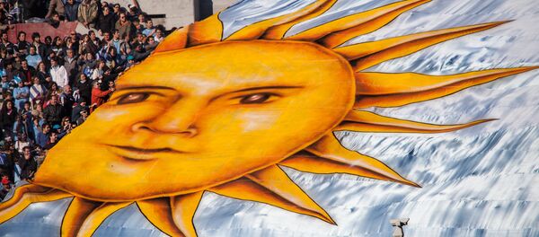 El día del estreno de las banderas gigantes en América Latina (archivo) - Sputnik Mundo