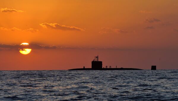 Submarino nuclear británico HMS Triumph (archivo) - Sputnik Mundo