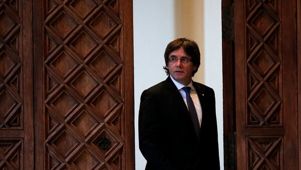 Carles Puigdemont, presidente de Cataluña - Sputnik Mundo