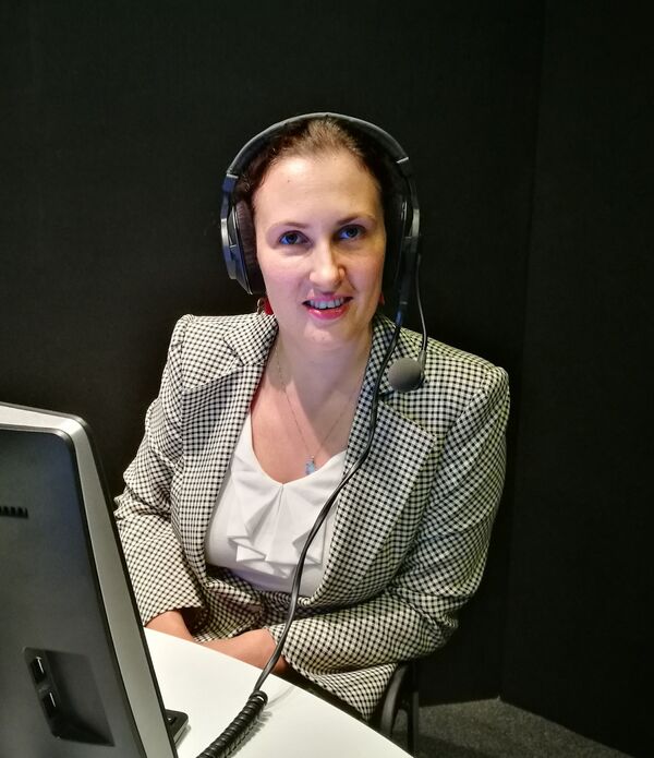 Ekaterina Guermanovich, encargada comercial de la Embajada de la Federación Rusa en Uruguay Ekaterina Guermanovich, encargada comercial de la Embajada de la Federación Rusa en Uruguay - Sputnik Mundo