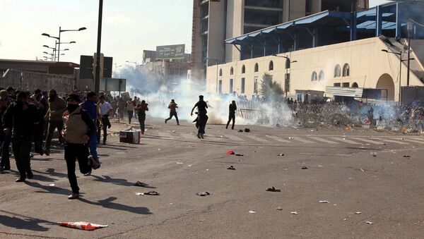 Manifestantes iraquíes (archivo) - Sputnik Mundo
