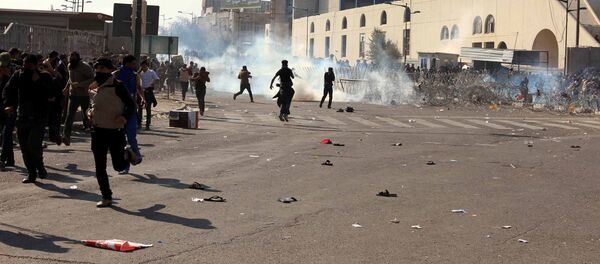 Manifestantes iraquíes (archivo) - Sputnik Mundo
