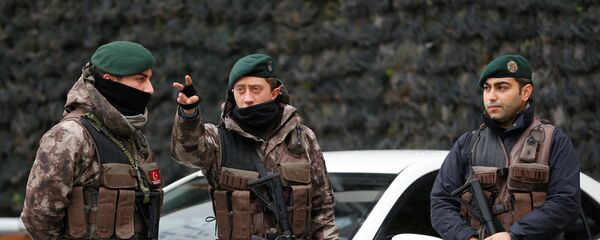 Policías turcos (archivo) - Sputnik Mundo