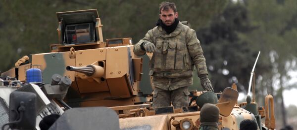 Las tropas turcas en afueras de Al Bab - Sputnik Mundo