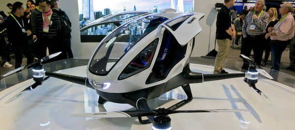 Dron de pasajeros Ehang (archivo) - Sputnik Mundo