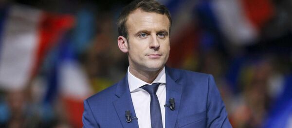 Emmanuel Macron, candidato presidencial de Francia - Sputnik Mundo