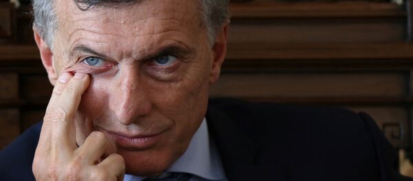 El presidente argentino, Mauricio Macri - Sputnik Mundo