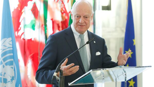 Staffan De Mistura, enviado especial de la ONU para Siria Staffan De Mistura, enviado especial de la ONU para Siria - Sputnik Mundo
